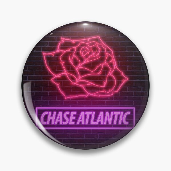 Item preview, Chase Atlantic Neon Rose Design Brick Wall designed and sold by Designs-Life.
