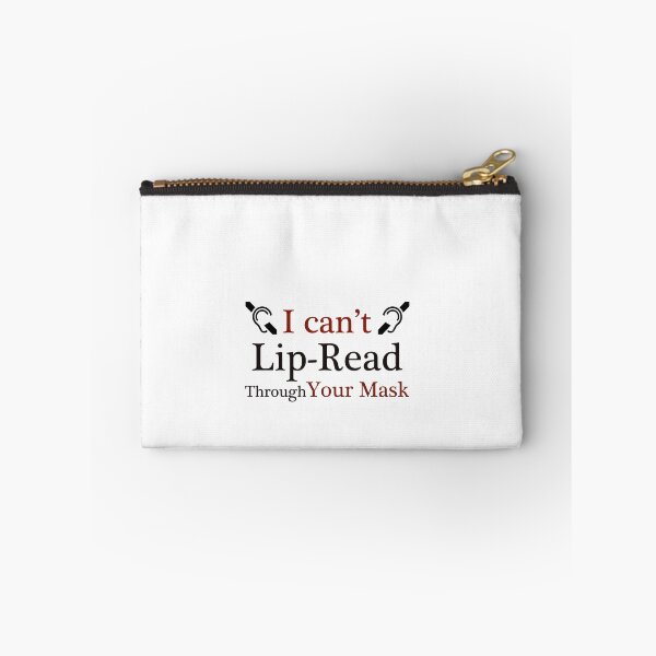 Item preview, I Can't Lip Read through your mask - Deaf Culture designed and sold by smailjr.