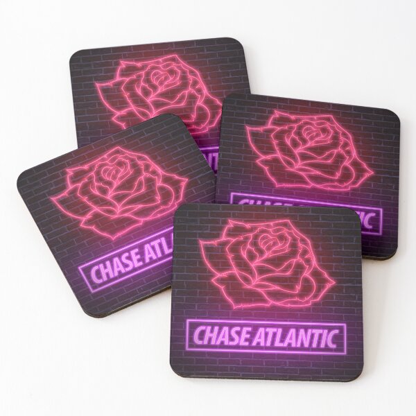 Item preview, Chase Atlantic Neon Rose Design Brick Wall designed and sold by Designs-Life.