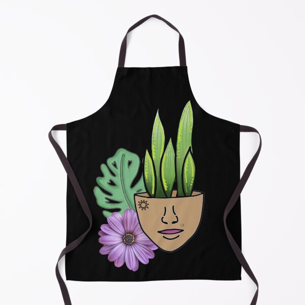 Item preview, HousePlantLover, Surreal Sansevieria and Swiss Cheese Leaf with Purple Realism Flower designed and sold by 10pmCreations.
