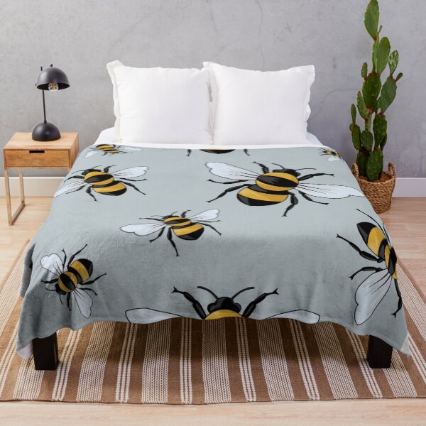 Item preview, Bees White designed and sold by PlanetaAldo.