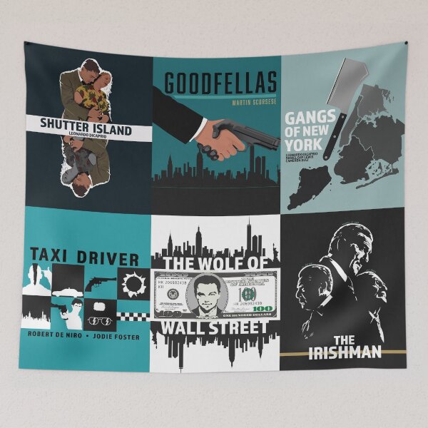 Aperçu de l'œuvre Les films classiques de Martin Scorsese créée et vendue par PrintsBySadie.