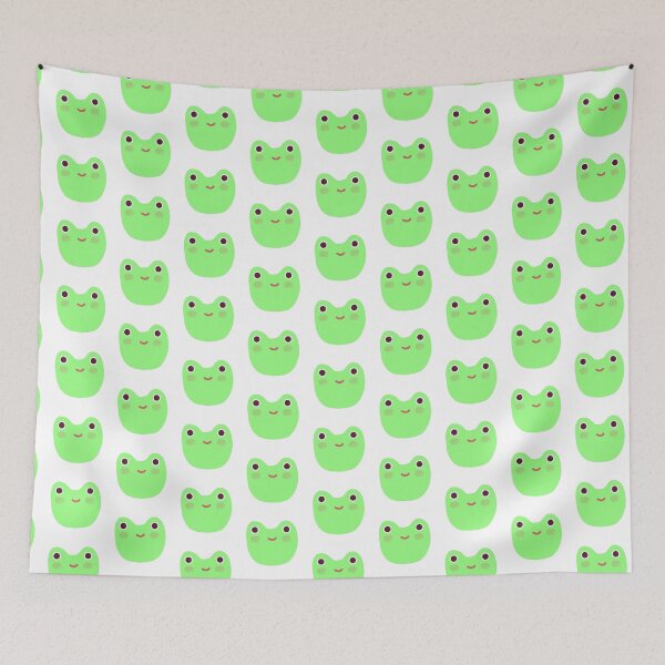 Item preview, happy green frog designed and sold by sezalilly.