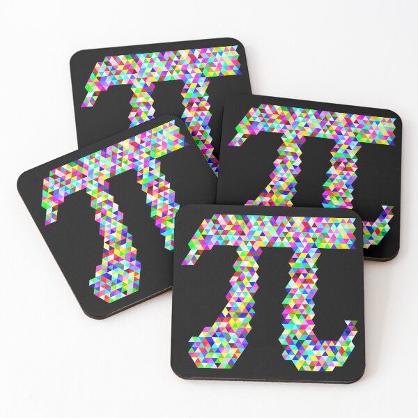 Item preview, π Pi Triangulation Tessellation Abstract Pi Day Design designed and sold by Handstand365.