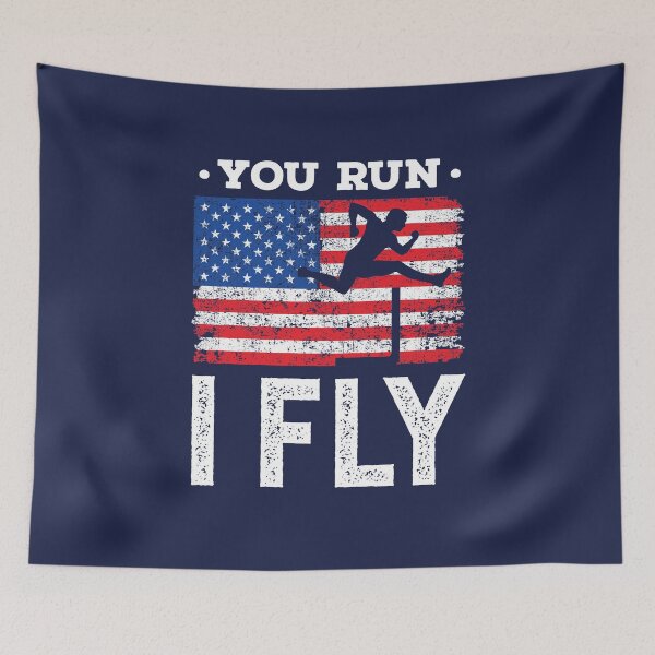 Item preview, You Run I Fly Track and Field Hurdles Runner designed and sold by jaygo.