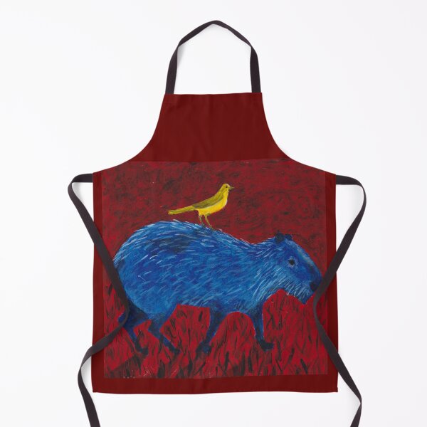 Item preview, Capybara and bird designed and sold by evelyn-at-work.