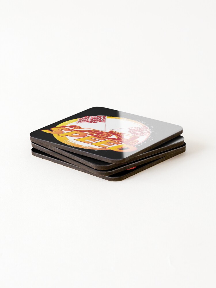 Thumbnail 4 of 5, Coasters (Set of 4), Speed Racing designed and sold by DELMEO.
