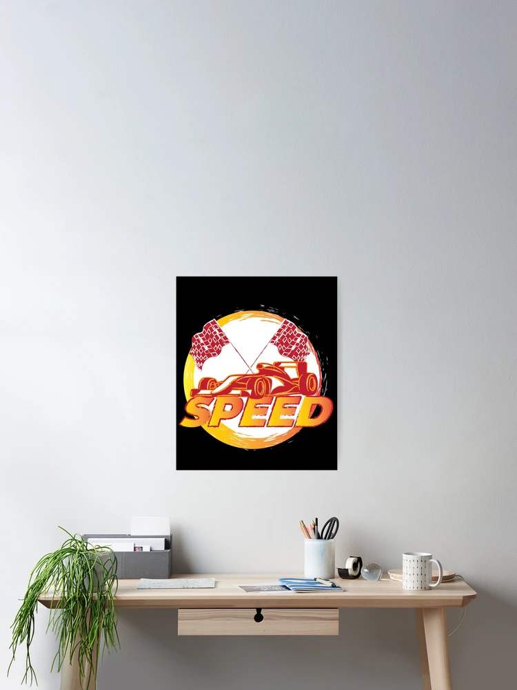 Thumbnail 2 of 3, Poster, Speed Racing designed and sold by DELMEO.