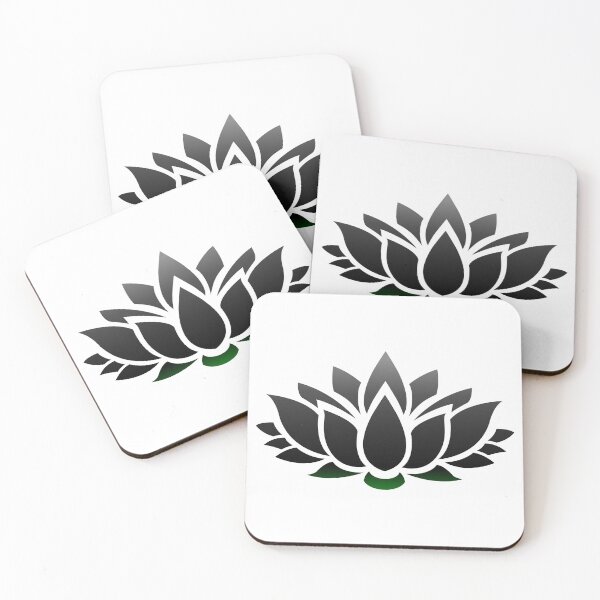 Item preview, Spring Lotus Flower In Black Hue designed and sold by RosieSunflower.