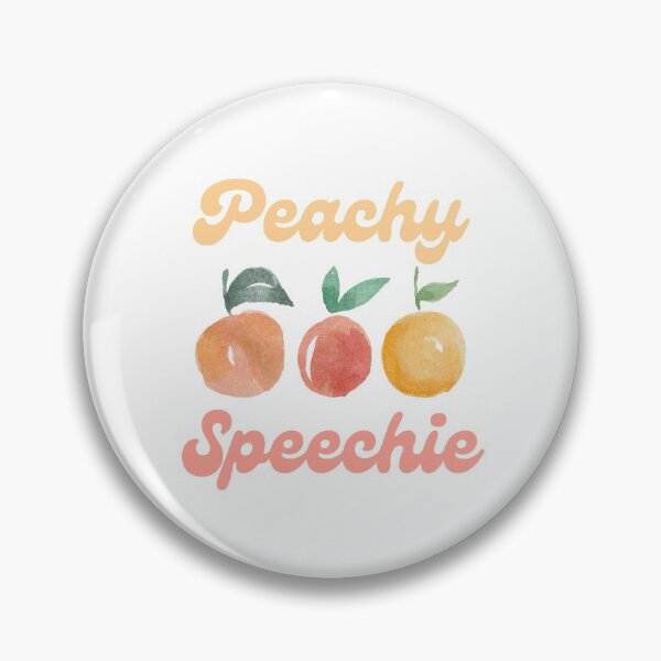 Item preview, Peachy Speechie | Speech Therapist designed and sold by Presto Prints Design.