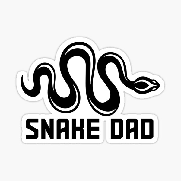Item preview, snake dad black and white designed and sold by LAST WEEK'S STOLEN AESTHETICS.