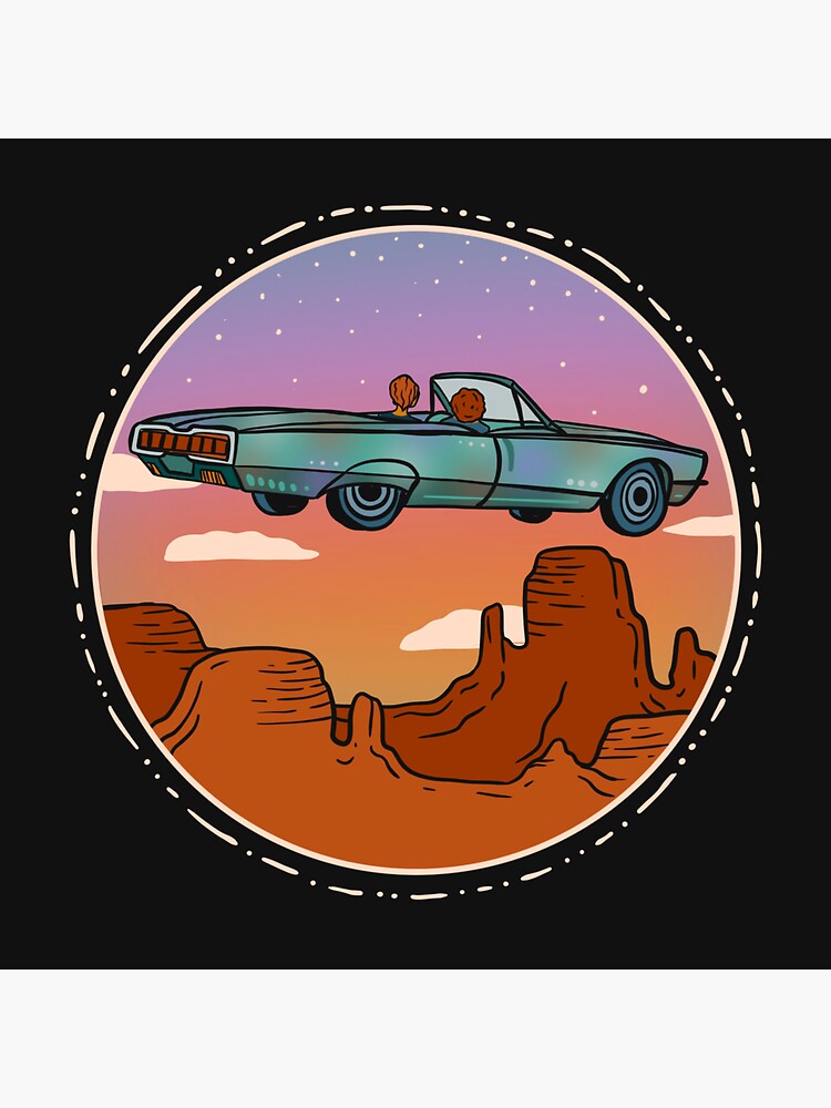 Thelma and Louise sticker - Peepa's