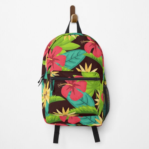 Item preview, Tropical Red Hibiscus Flowers, Green Leaves and Yellow Flowers designed and sold by silviaol.