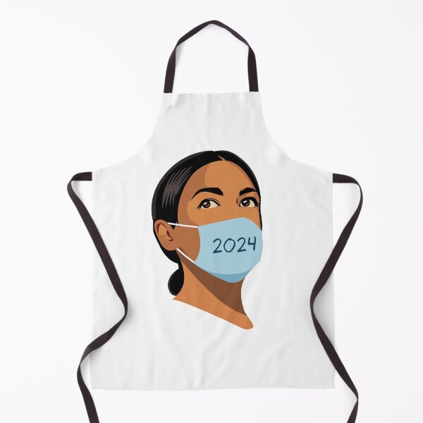 Item preview, Alexandria Ocasio-Cortez mask 2024 election designed and sold by billyperks.