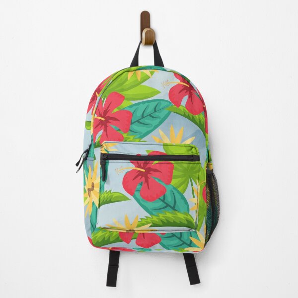 Item preview, Tropical Red Hibiscus Flowers, Green Leaves and Yellow Flowers designed and sold by silviaol.