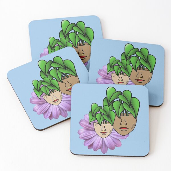 Item preview, HousePlantLover, Lace Leaf Plant Person With Face Tattoos designed and sold by 10pmCreations.
