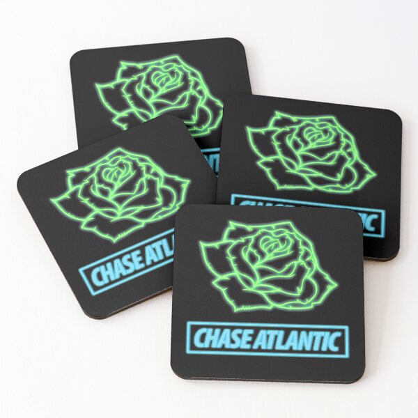 Item preview, Chase Atlantic Neon Rose Design transparent blue/green designed and sold by Designs-Life.
