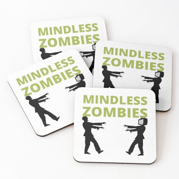 Item preview, MINDLESS ZOMBIES designed and sold by wildwhimsical.