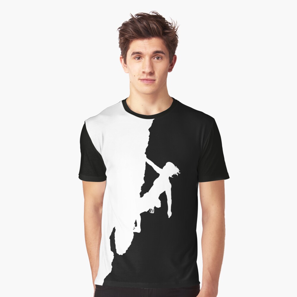 "woman climbing" Tshirt by mindgoop Redbubble