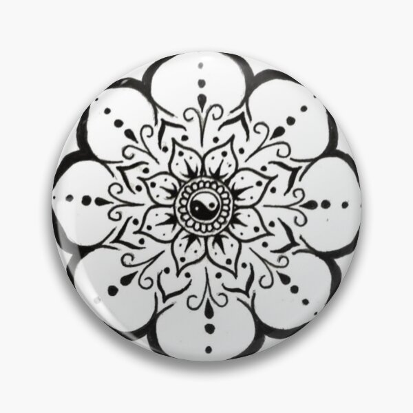 Item preview, Yin Yang Henna design designed and sold by Jessieisaninja.