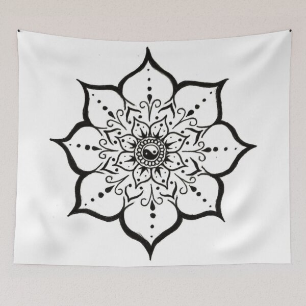 Item preview, Yin Yang Henna design designed and sold by Jessieisaninja.