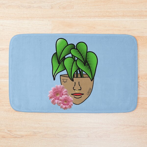 Item preview, Lace Leaf Plant Person With Face Tattoos designed and sold by 10pmCreations.