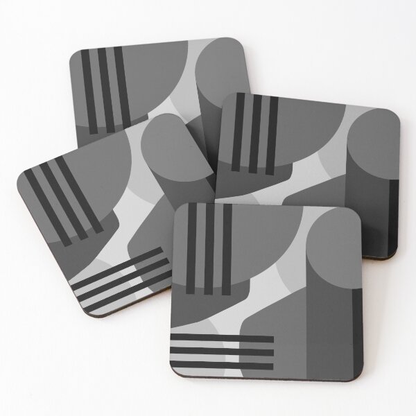Aperçu de l'œuvre Black and White Impasse Geometric créée et vendue par Sharon Schwalbe.