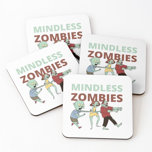 Item preview, MINDLESS ZOMBIES designed and sold by wildwhimsical.