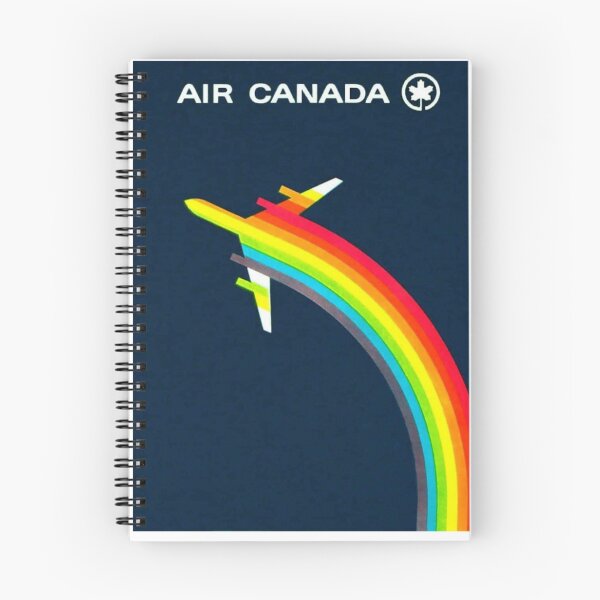 Item preview, Air Canada - Rainbow airplane poster designed and sold by heymate.