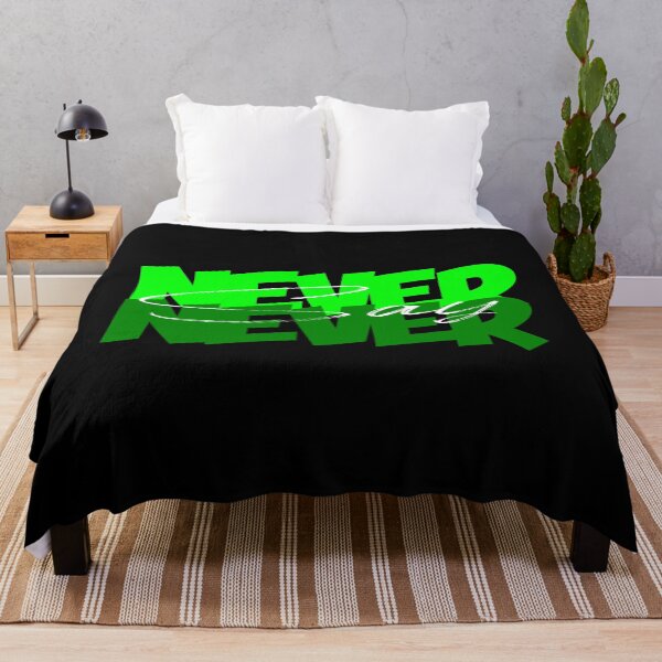 Item preview, Never Say Never T-Shirt, Motivation Quotes T-Shirt, designed and sold by OAPod.