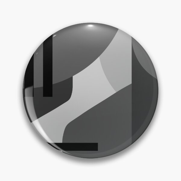 Item preview, Black and White Impasse Geometric designed and sold by Sharon Schwalbe.