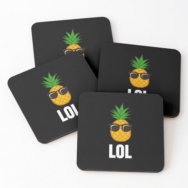 Item preview, Funny Pineapple with Cool Glasses and 'LOL' caption designed and sold by dylanxh.