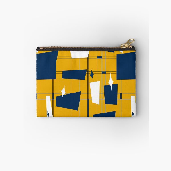 Item preview, Blue Gold White MidCentury 2 designed and sold by implexity.