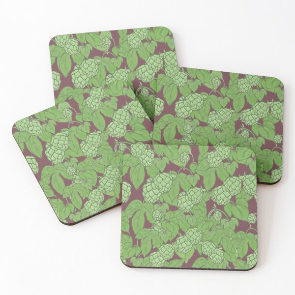Item preview, Hops on the vine - wine background  designed and sold by cityette.