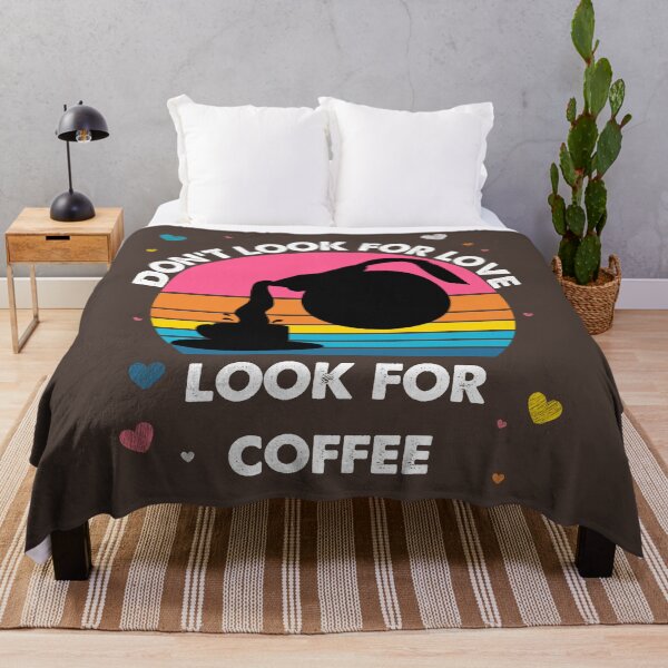 Item preview, Don't Look For Love Look For Coffee Kawaii Coffee Vintage designed and sold by Dr.YesOrNo.