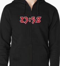 23:58 Two Minutes to Midnight Zipped Hoodie
