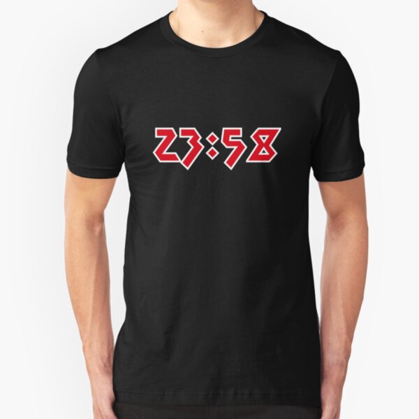 23:58 Two Minutes to Midnight Slim Fit T-Shirt