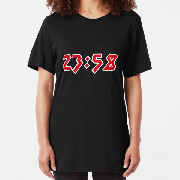 23:58 Two Minutes to Midnight Slim Fit T-Shirt