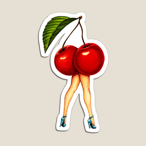 Fruit Stand - Cherry Girl Magnet