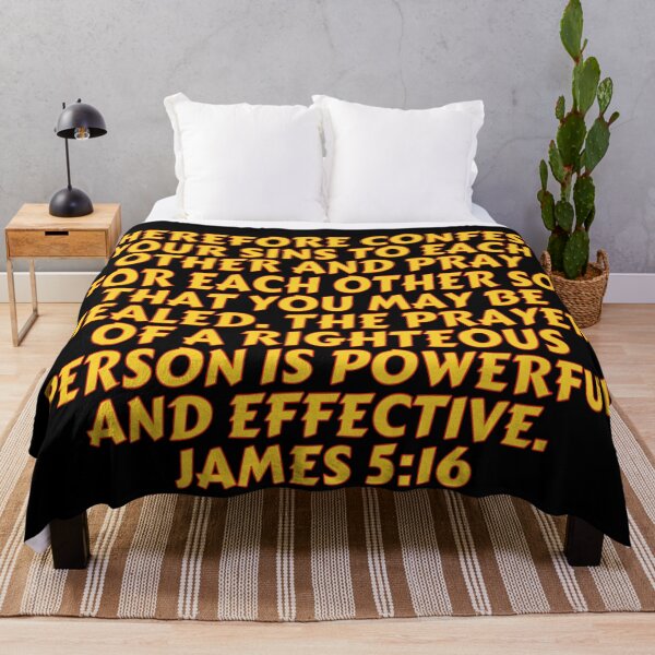 Item preview, Bible Verse James 5:16 designed and sold by Prayingwarrior.