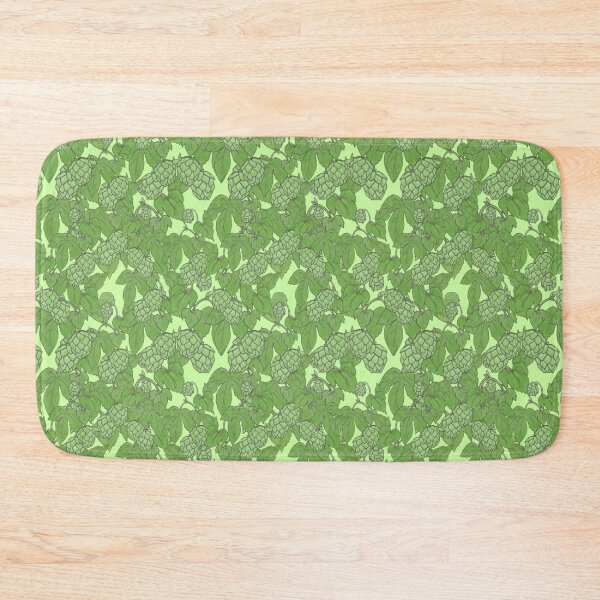 Item preview, Hops on the vine - light green background designed and sold by cityette.