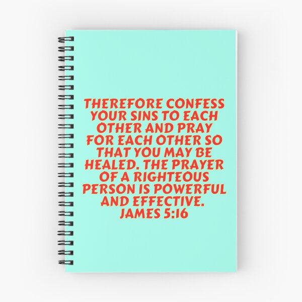 Item preview, Bible Verse James 5:16 designed and sold by Prayingwarrior.