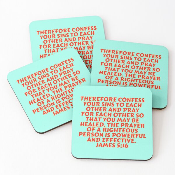 Item preview, Bible Verse James 5:16 designed and sold by Prayingwarrior.