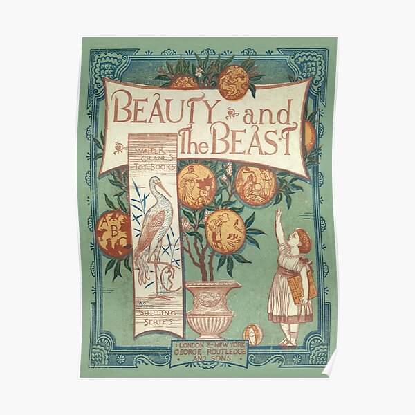 Beauty & The Beast - Walter Crane's Toy Books Poster