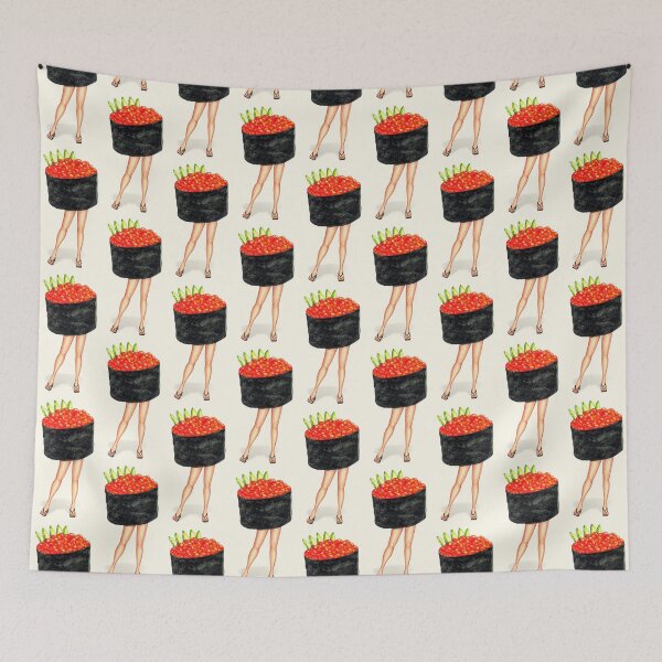 Item preview, Sushi Pin-Up : Ikura designed and sold by Kelly  Gilleran.