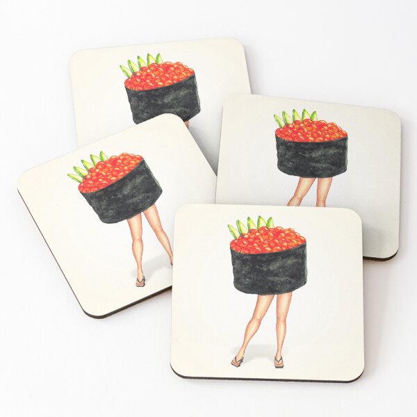 Item preview, Sushi Pin-Up : Ikura designed and sold by Kelly  Gilleran.