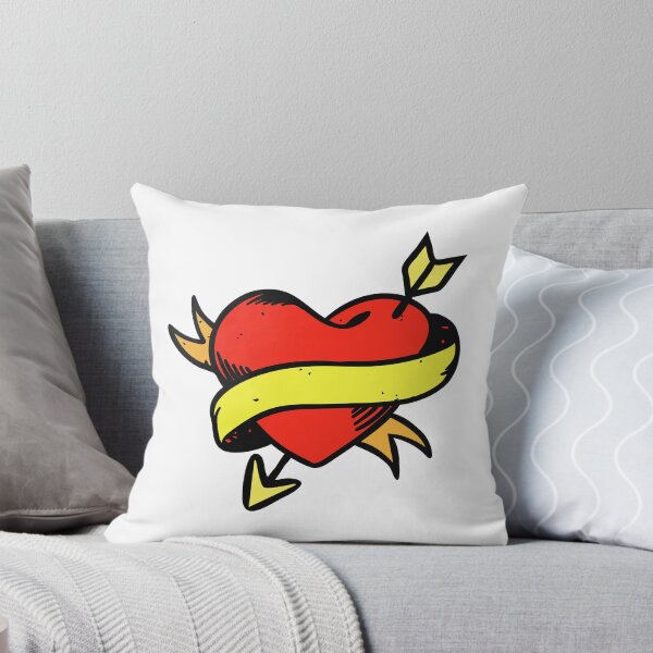 Item preview, Red heart with ribbon designed and sold by JirfHend.