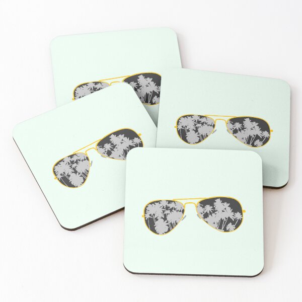 Item preview, Gold Palm Tree Aviators designed and sold by J-Bat.