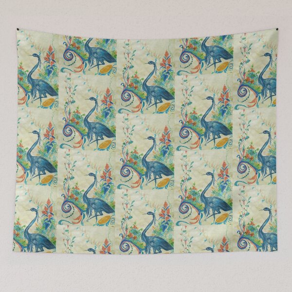 Item preview, The Blue Heron Flies Away designed and sold by AbhiVats.