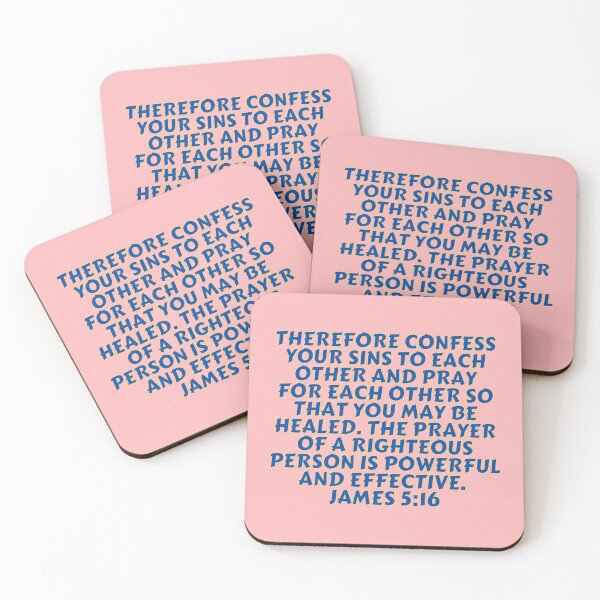 Item preview, Bible Verse James 5:16 designed and sold by Prayingwarrior.